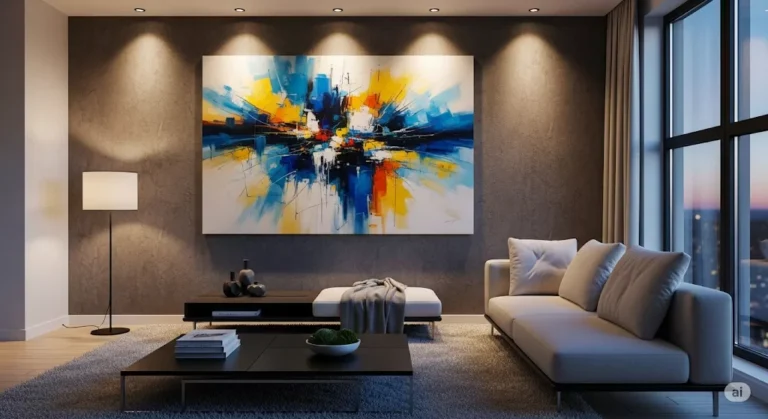 Qué beneficios tienen los cuadros con luz LED para la decoración