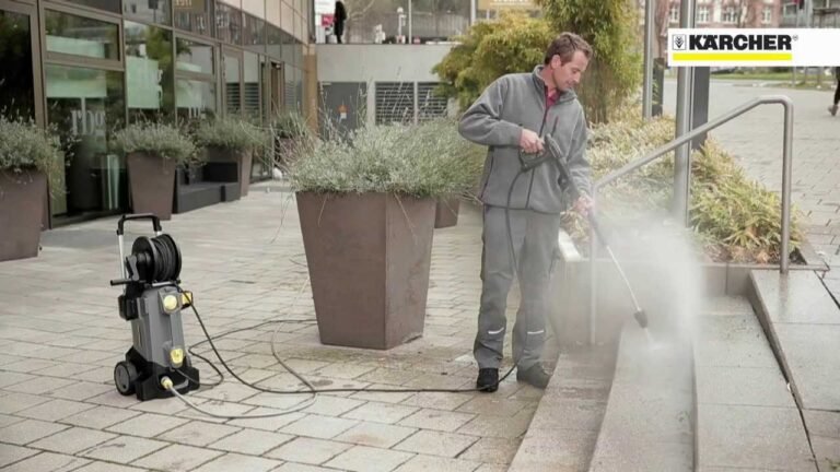 filtro y hidrolavadora karcher en accion