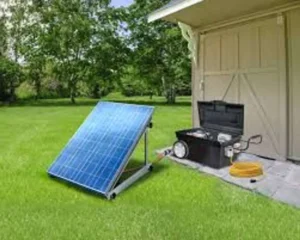 generador electrico solar en uso domestico