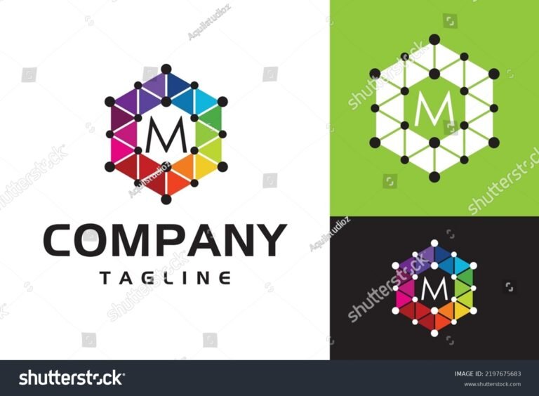 iconos multiples con letra m colorida