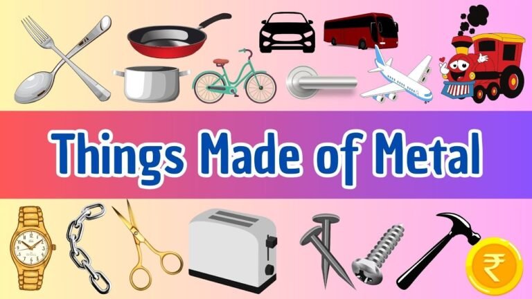 objetos cotidianos de hierro en uso diario